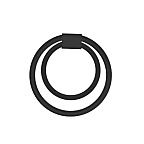 BAILE Cock Ring Rock Hard - Pierścień erekcyjny, Czarny, 5.5 cm