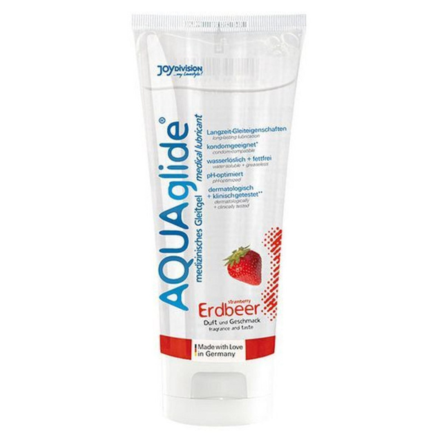 JoyDivision AQUAglide Strawberry - Lubrykant, Truskawka, 100 ml