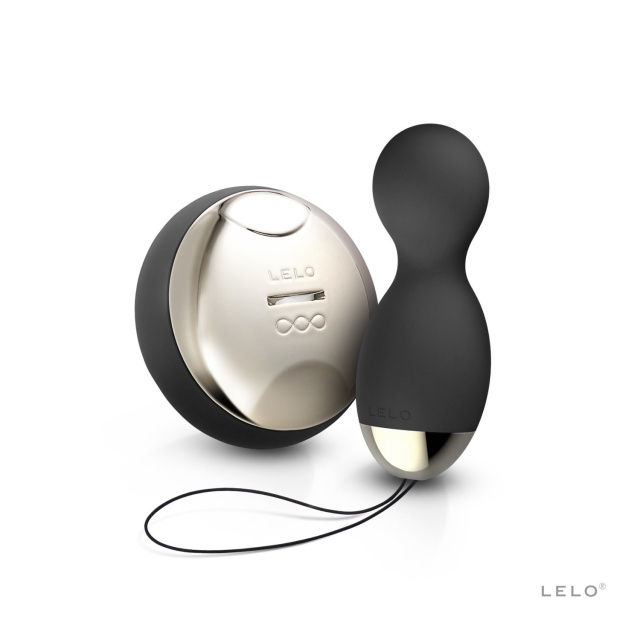 Lelo Hula Beads - Kulki gejszy, Czarny, 9 cm