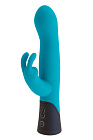 Вибратор-кролик Liebe Pleasure Toys Rabbit Rechargeable, 21,5 см (синий)