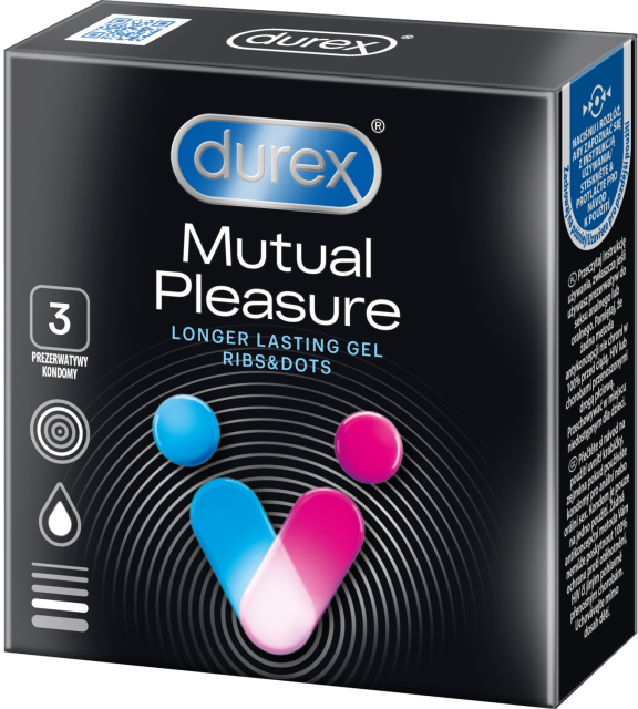 Презервативы Durex Mutual Pleasure с задержкой, 3 шт