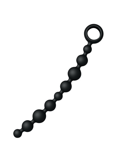 Анальний ланцюжок Joyballs Anal Wave Long, 29.8 см (чорний)