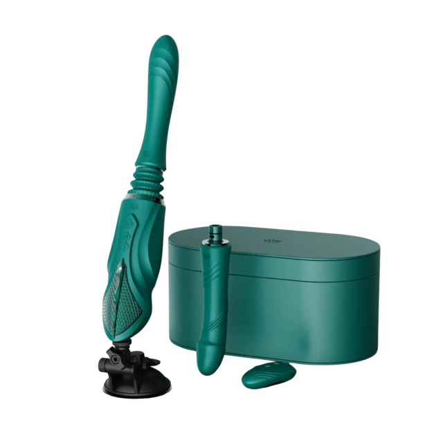 Sex maszyna Zalo Sesh, 19,6 cm (zielony)