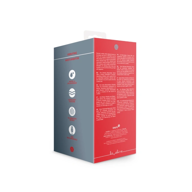 Мастурбатор Loveline Vibrating Masturbator Sleeve (черный)