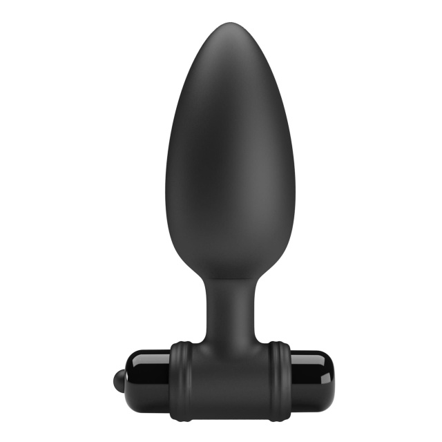 Korek analny Mr. Play Vibrating Plug, 11.8 cm (czarny)
