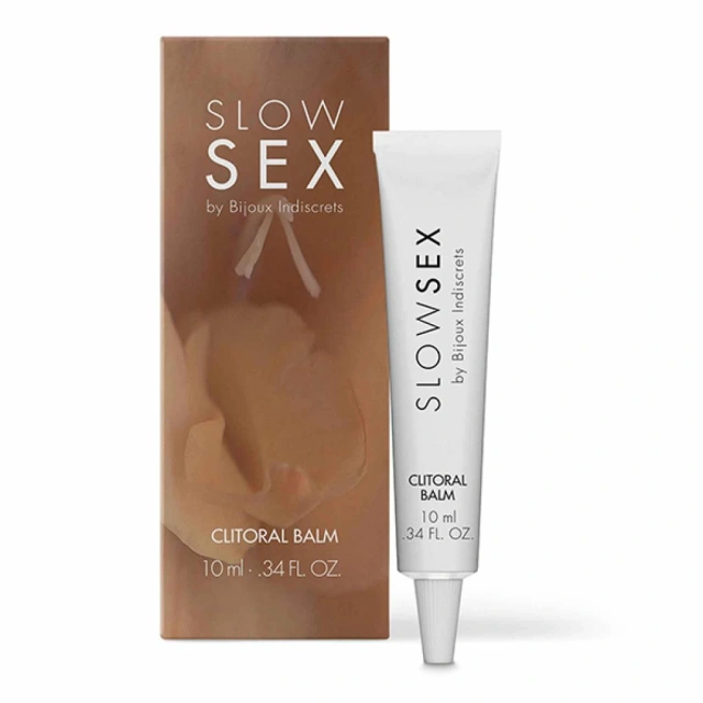 Bijoux Indiscrets Slow Sex Clitoral Balm - Balsam stymulujący dla kobiet, Przezroczysty, 10 ml