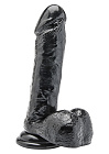 Реалистичный фаллоимитатор c присоской Get Real ToyJoy, 20 см (черный)