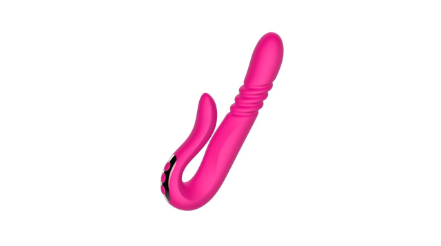 Boys of Toys Deluxe Twirling Vibrating Thruster - Wibrator B -, Różowy, 23 cm
