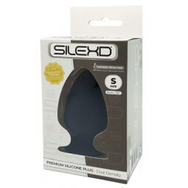 Silexd Model 1 - Korek analny, Czarny, 9 cm, S