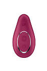 Вібратор Satisfyer Dipping Delight, 9 см (бордовий)