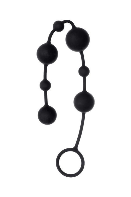 Toyfa Coron - Kulki analne, Czarny, 35.9 cm