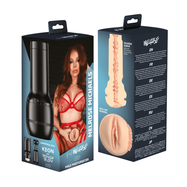 Kiiroo Feel MelRose Michaels - Realistyczny masturbator, W kolorze cielistym, 22, 4 cm