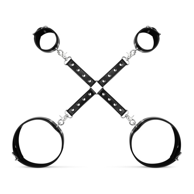 Набір для бондажу Bedroom Fantasies Bondage Cross (чорний)
