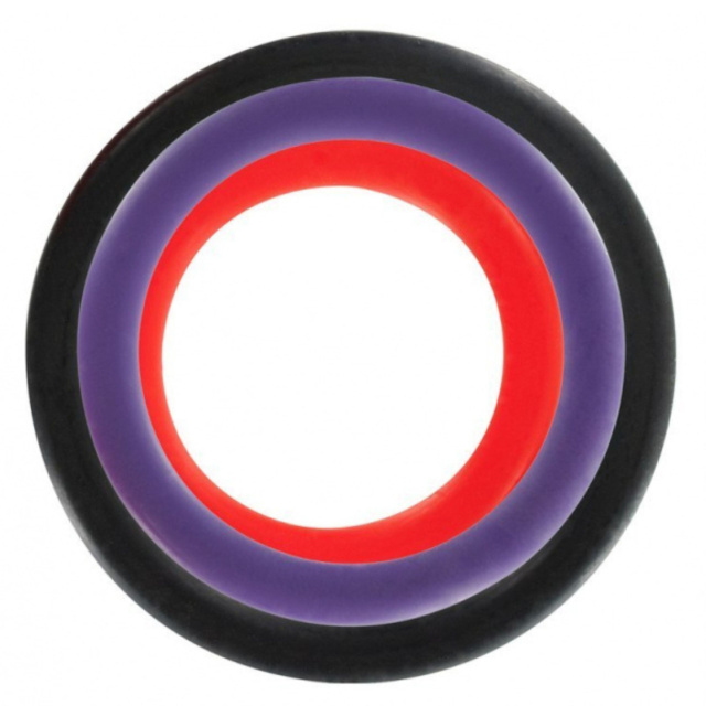 Ерекційне кільце ToyJoy Triple G-Ring Set, 3 шт (мульти)