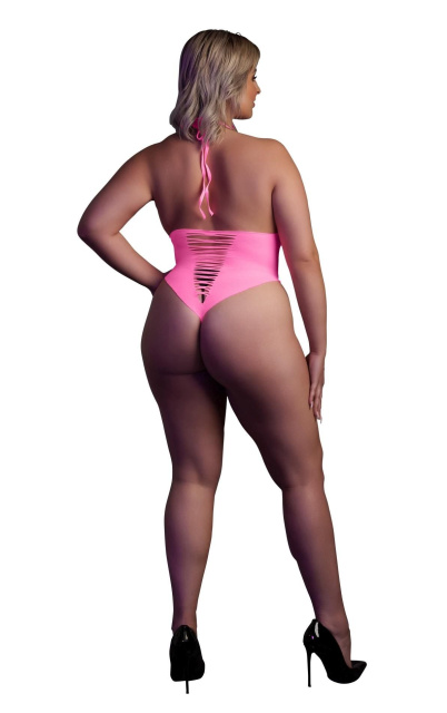 Боді Ouch! High-Cut Body, XL/XXXXL (рожевий)