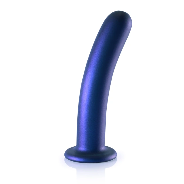 Фаллоимитатор Ouch! Smooth G-Spot Dildo 7'', 17.7 см (синий)