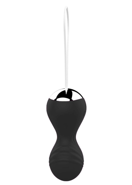 Вагінальні кульки Boss Remote Control Tighten Vibrating Egg, 8 см (чорний)