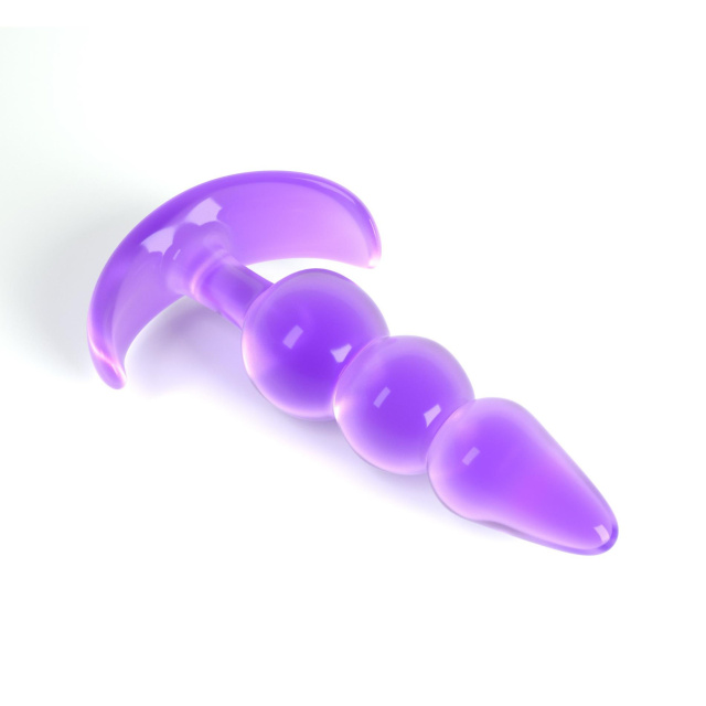 Crushious The Plunger Anal - Korek analny, Fioletowy, 11 cm