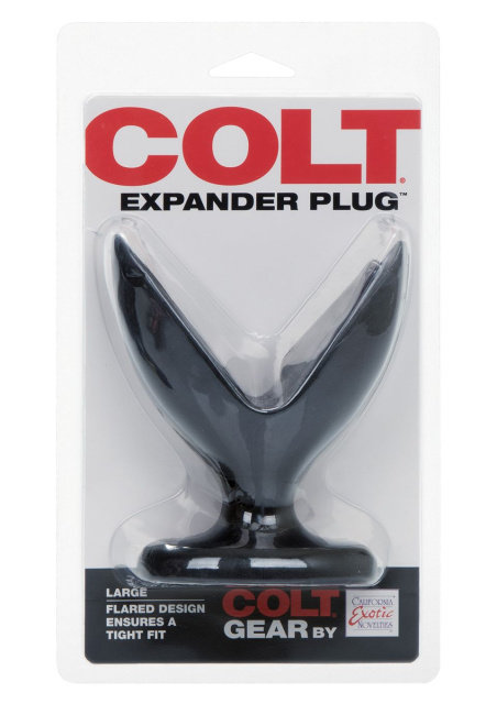 Анальна пробка CalExotics COLT Expander Plug L, 13 см (чорний)