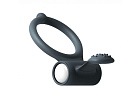 Ерекційне кільце з вібрацією Dorcel Power Clit V2, 6.5х3.5 см (сірий)