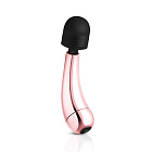 Вибратор Rosy Gold Nouveau Mini Curve, 12 см (розовое золото)