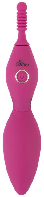 Wibrator łechtaczkowy Sweet Smile Spot Vibrator With 3 Tips, 17,9 cm (różowy)
