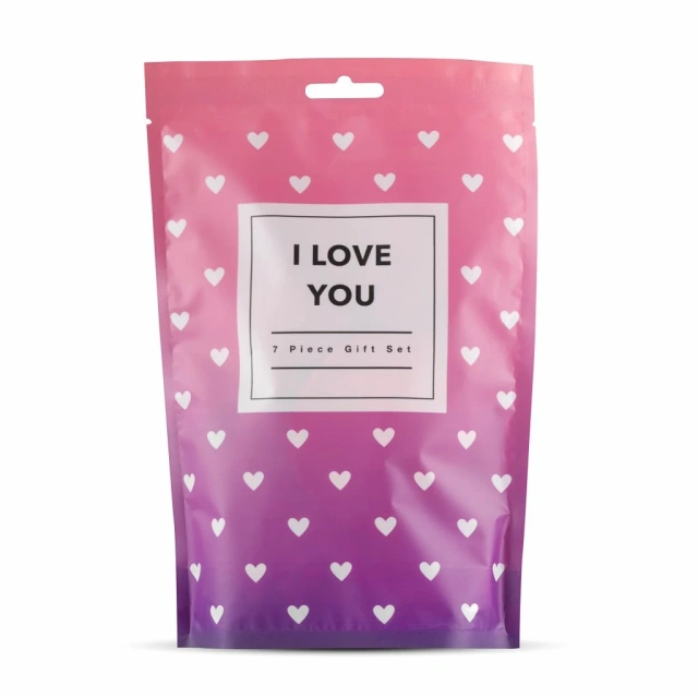 Набір Loveboxxx I Love You, 7 предметів (червоний)