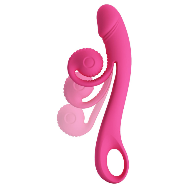 Вібратор Pretty Love Romance Beau Snail, 23 см (рожевий)