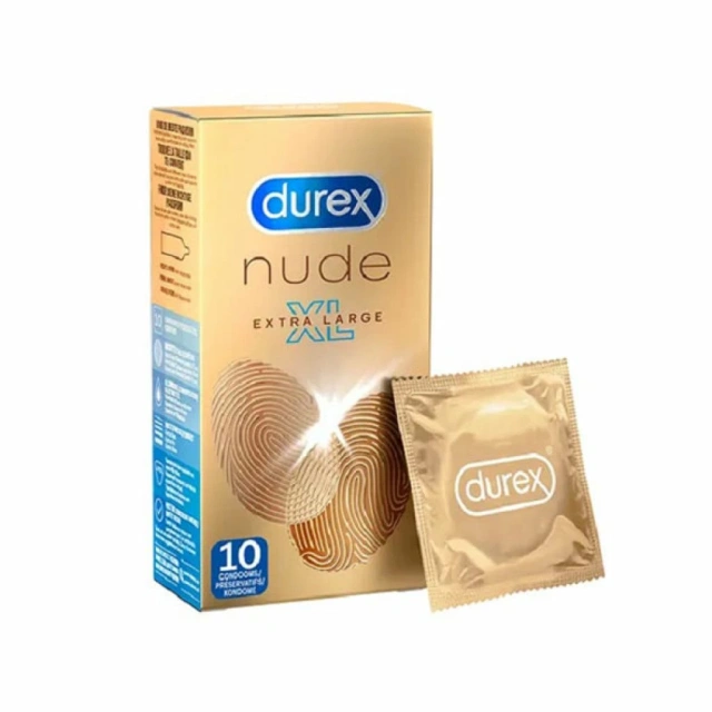 Презервативы Durex Nude XL, 10 шт