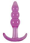 Анальна пробка Jelly Rancher Ripple T-Plug, 11 см (фіолетовий)