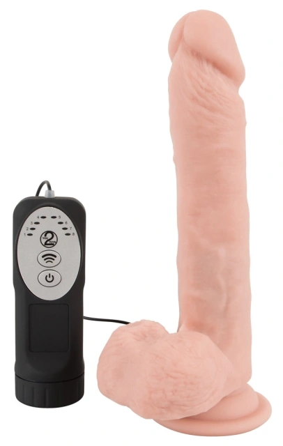 Вибратор Medical Silicone Thrusting Vib, 21 см (телесный)