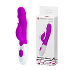 Wibrator króliczek Pretty Love Peter, 19 cm (fioletowy)