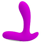 Масажер простати Pretty Love Backie Prostata Stimulator, 12.5 см (фіолетовий)