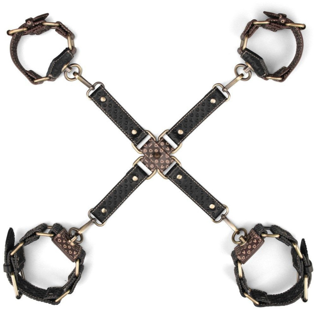 BDSM набор Rebellion Reign Hogtie Set (черный)