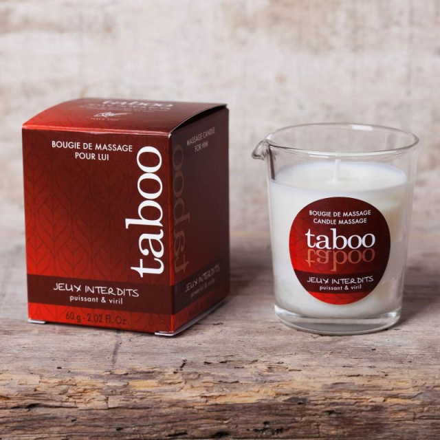 Масажна свічка Ruf Taboo Jeux Interdits дикий лишайник, 60 мл
