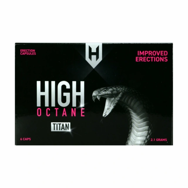 Капсули для ерекції High Octane Titan Erection Caps, 6 шт