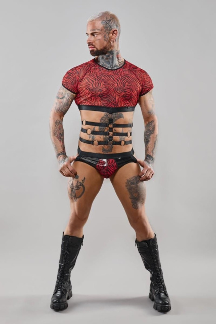Regnes Fetish Planet Fetish Planet - Top z krótkimi rękawami, XL