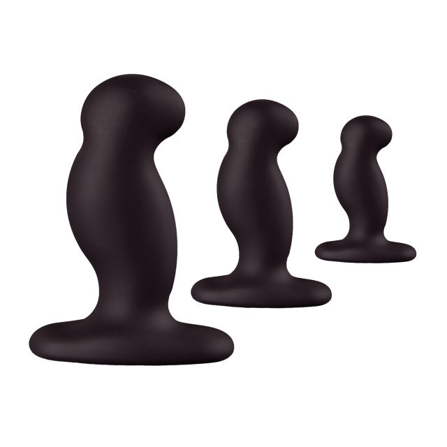 Zestaw korków analnych Nexus Anal Starter Kit, 3 szt (czarne)