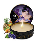 Świeca do masażu Shunga Massage Candle Exotic Fruits, 30 ml