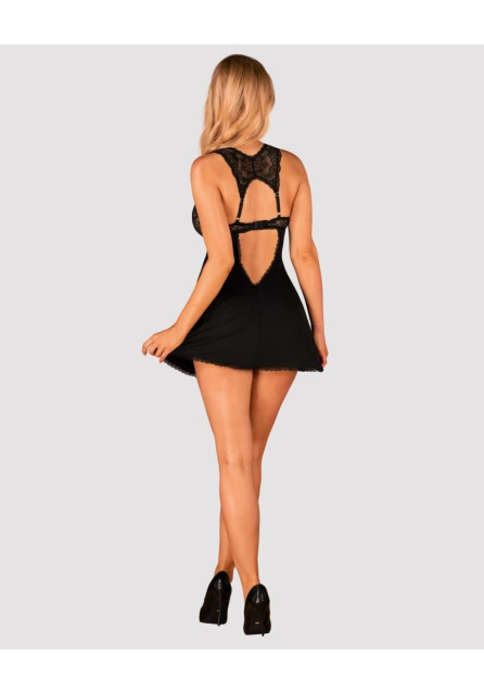Комплект белья Obsessive Donna Dream, M/L (чёрный)