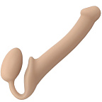 Безремневой страпон Strap-On-Me M, 17 см (телесный)
