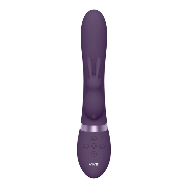 Vive Taka - Wibrator królik, Fioletowy, 21.3 cm