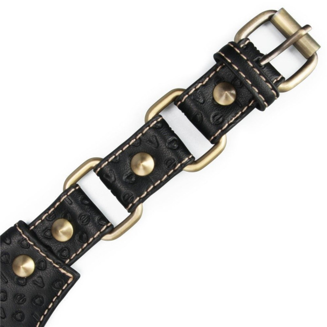 Lovetoy Rebellion Reign Collar - Obroża, Brązowy, 52 cm, One size