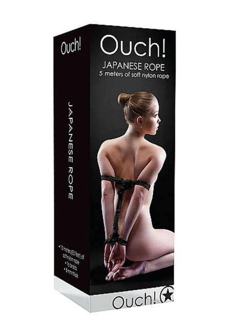 Ouch! Japanese Rope - Lina, Czarny
