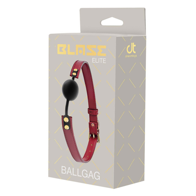 Dream Toys Blaze Elite Ball Gag - Knebel z kulką, Czerwony, 60 cm
