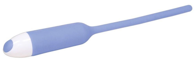 Уретральний стимулятор для жінок Orion Silicone Dilator, 19 см (блакитний)