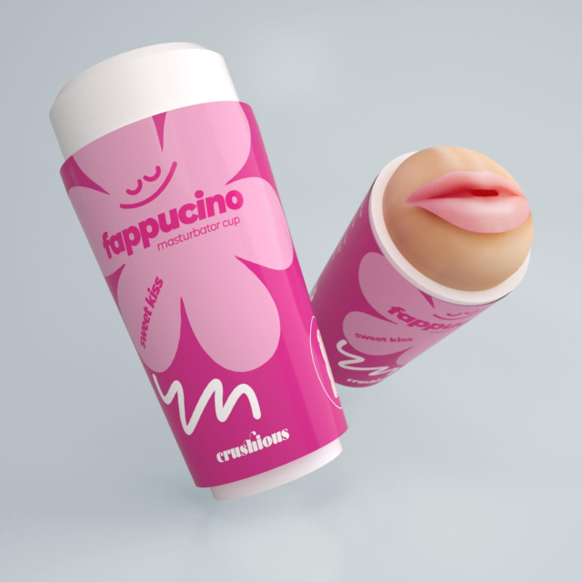 Мастурбатор Crushious Fappucino Sweet Kiss (розовый)