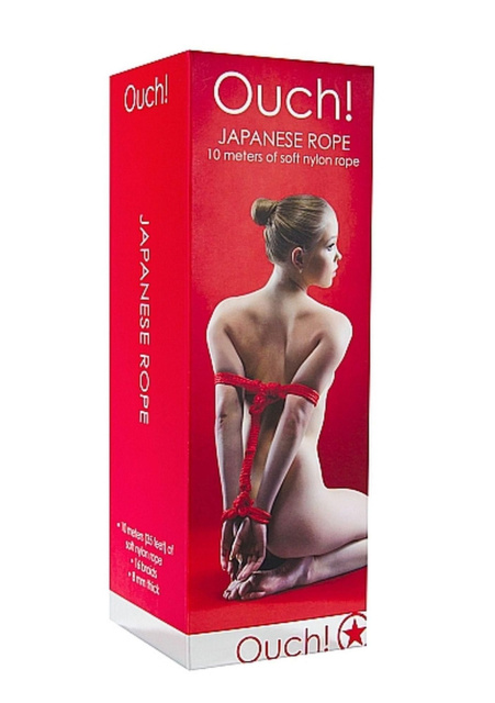 Ouch! Japanese Rope - Lina, Czerwony