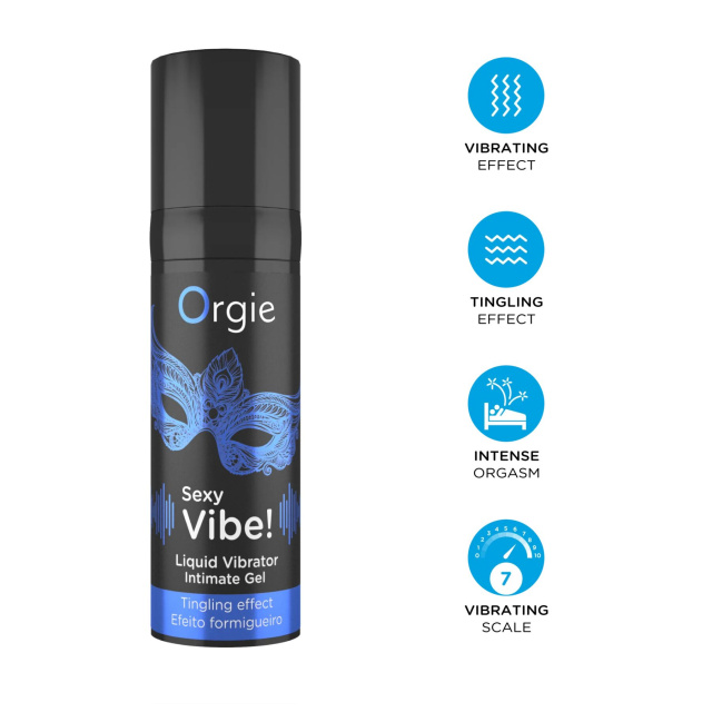 Orgie Vibe! Bunny Vibration Kit - Zestaw, 15 ml
