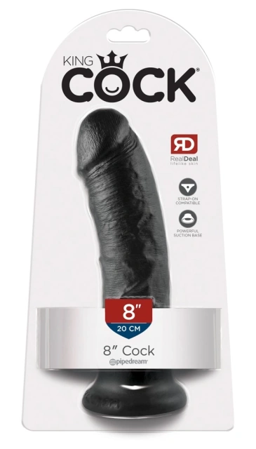 Фаллоимитатор Pipedream Cock 8 Inch, 20 см (черный)